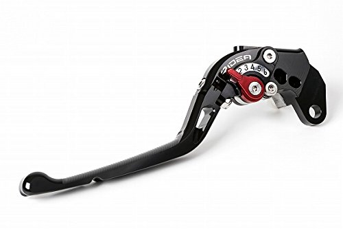 Amazon | RIDEA 可倒式アジャストクラッチレバー ブラック×レッド [LV1