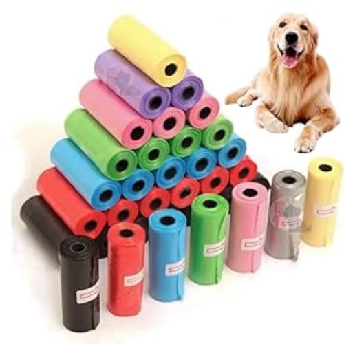 Kit 8 Rolos Saco Cata Caca Coco Pet Cachorro Gatos 120 saquinhos