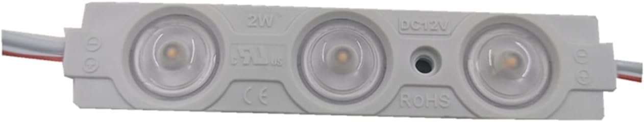 Warm White LED Module 2.0W DC12V 3000K for Letter Lightbox Advertising Signs with Tape Adhesive Backside (100PCS Pack)
