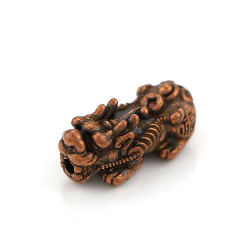 Perle en cuivre rouge antique pour création de bijoux et loisirs créatifs