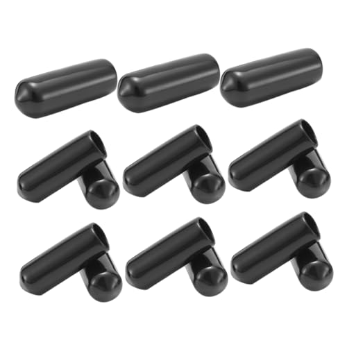 WHAMVOX 15PCS Protective Caps for Tent Stakes and Poles 8mm End Caps for Tent Poles Soft Arrow Tip Covers Replacement Protectors for Camping and Hiking Gear