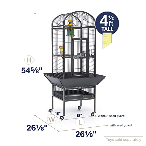 Prevue Pet Products 34511 Dometop Bird Cage, Small, Black Hammertone #TOP1