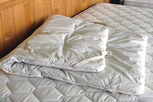 Holy Lamb Organics Cozy Buns Natural Wool Crib Mattress Topper #TOP1