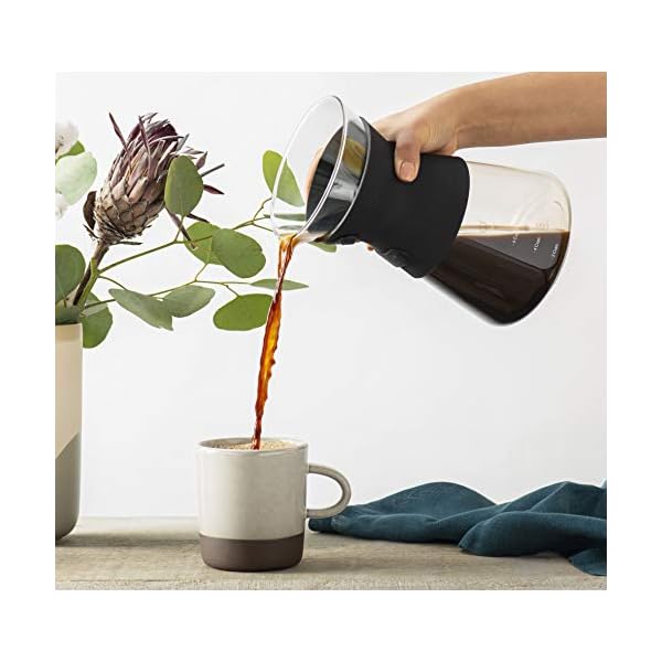 brim 8 Cup Pour Over Coffee Maker Kit, Simply Make Rich, FullBodied