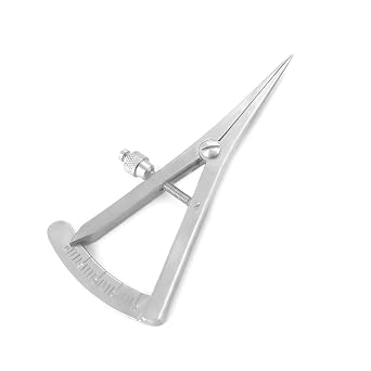 OdontoMed2011 CASTROVIEJO Caliper Graduated 0-20MM Straight Dental Instruments Stainless Steel