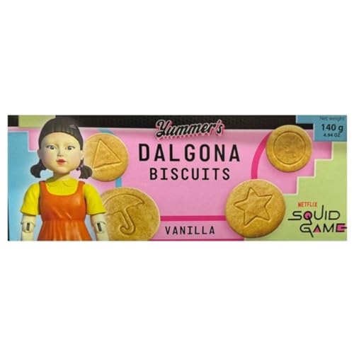 SquidGame Biscuits Vanilla/Galletas Dalgona Juego del calamar