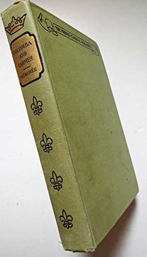 Colomba And Carmen B000O1SFAW Book Cover