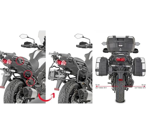Supports valises amovibles pour libérer le style de votre Versys