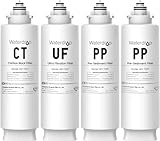 Waterdrop 2TSPP, TSUF, TSCT Under Sink Water Filter, Replacement for Waterdrop TSU Ultra-Filtration Under Sink Water Filter System