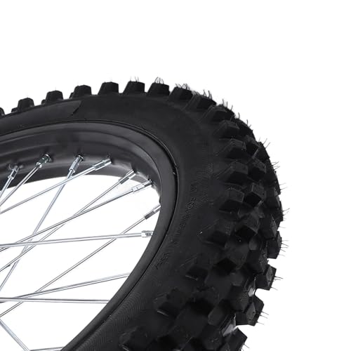 17 Zoll Dirt Bike Frontrad Reifenbaugruppe 70/100-17 2,75-17 mit 15 Mm Achsen 190-mm-Bremsrotor für Pit Dirt Bike