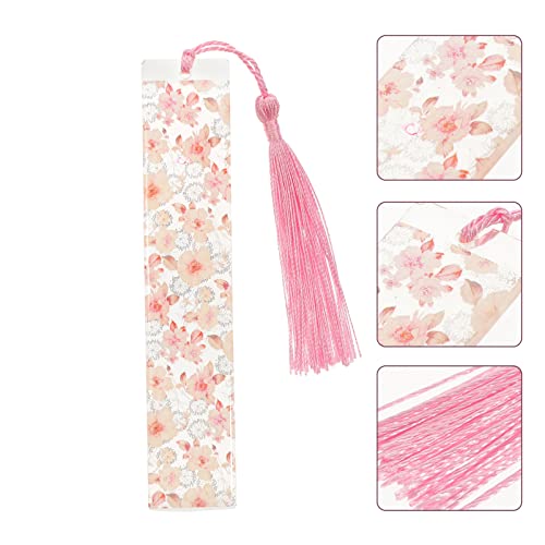 Marque-page époxy fleur séchée artisanat résine premium - 6