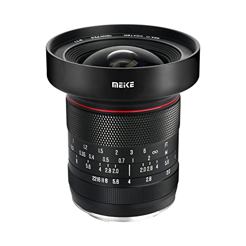 Meike 10mm F2.0 Large Aperture Wide Angle Lens Manual Focus APS-C Lens Compatible with Fujifilm X Mount Mirrorless Cameras X-Pro2 X-E3 X-T1 X-T2 X-T3 X-T4 X-T10 X-T20 X-A2 X-E2 X-T100 X-T200 X-E1