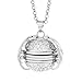 Rainbow Magic 4 Photo Pendant Memory Floating Locket Necklace Flash Box Fashion Album Box Necklaces No Photos