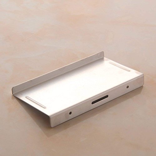 Aothpher Wall Mounted Stainless Steel Bathroom Toilet Phone Holder Shelf,Chrome Mirror Polished And Anti-Slip Style #TOP7
