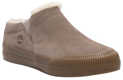 Timberland Timberland Women's Skyla Bay 2.0 Low Warm Lined Sneaker, Taupe Suede, 9 Medium