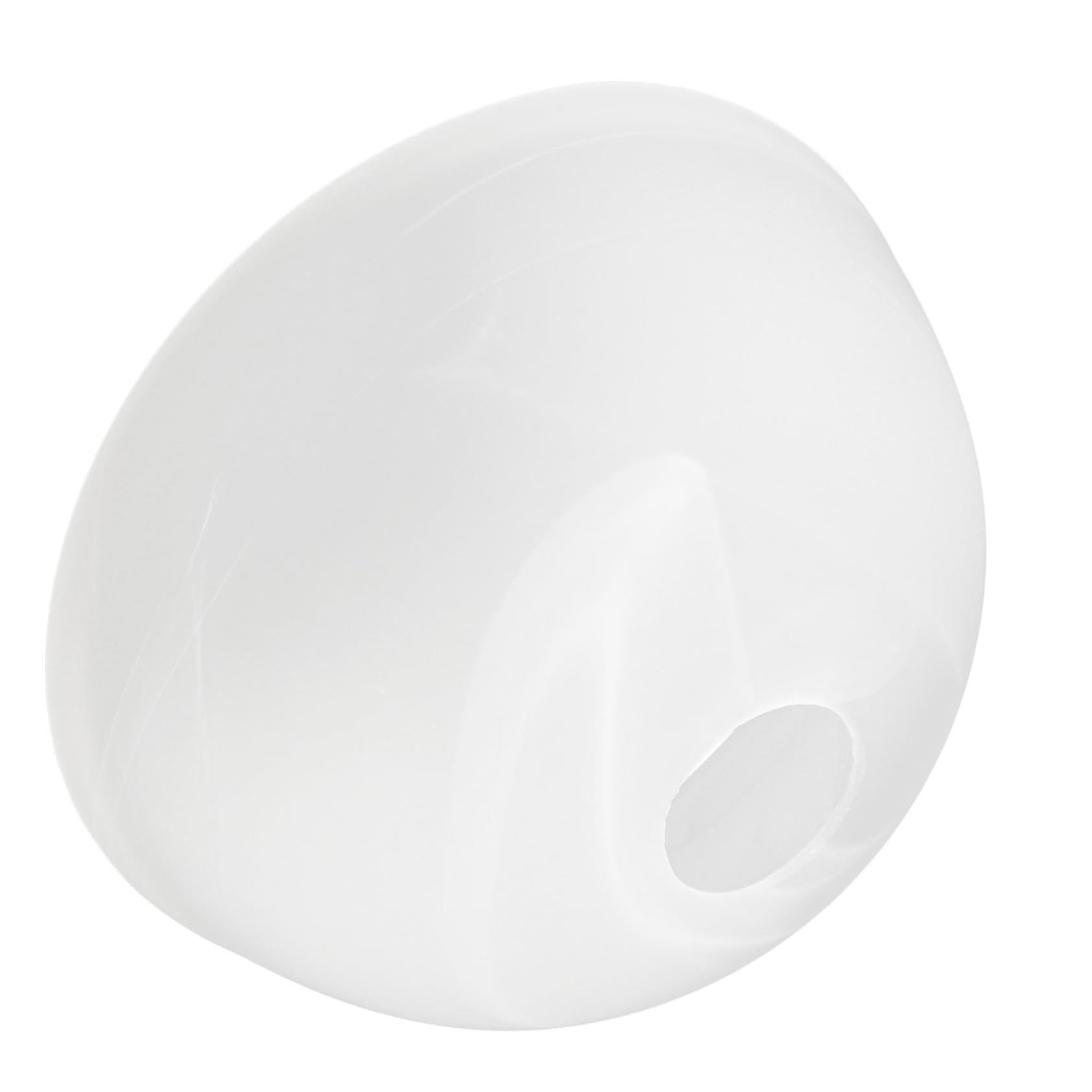 Frosted Glass Lamp Shade Replacement for Table Light, White