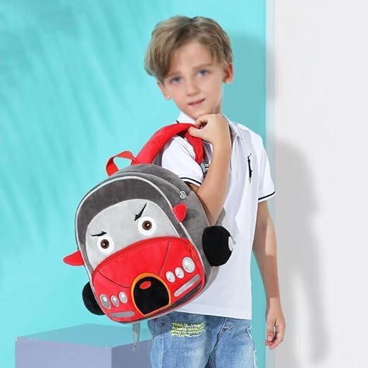 Image of Delicado Cute Small Toddler Kids Preschool Backpack Plush Cartoon Mini Children Bag for Baby Boy /Girl Age 2-5 Years