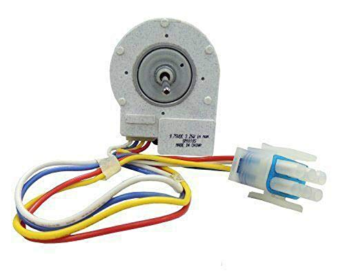 (New part) WR60X10068 EVAPORATOR FAN MOTOR FITS GE GENERAL ELECTRIC HOTPOINT REFRIGERATOR/firs for many models, check in description + (one free author's book)