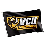 Desert Cactus Virginia Commonwealth University VCU Flag - 3 x 5 Feet Rams Flag, Indoor/Outdoor Durable Fabric, 100% Polyester Design (Style 1a)