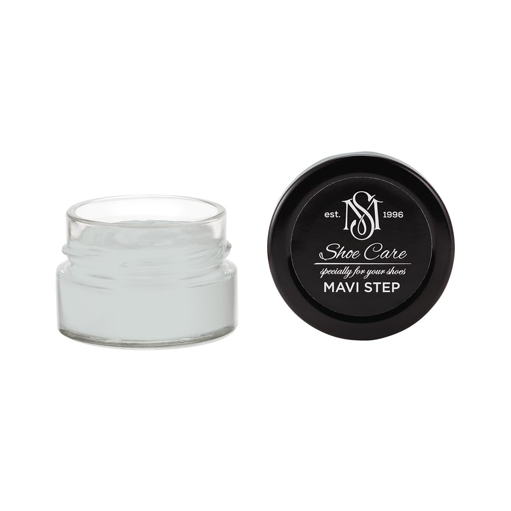 Crème daim MAVI STEP soin rénovateur de couleur haut de gamme pour l'éclat du nubuck gris vert clair