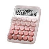Fonctionnalité conviviale : la conception ergonomique de cette calculatrice esthétique présente un écran clair et facile à lire pour des calculs précis. Fabriqué en matériau ABS robuste, sa taille compacte et sa conception portable permettent d'économiser de l'espace sur le bureau, permettant une utilisation à tout moment et en tout lieu