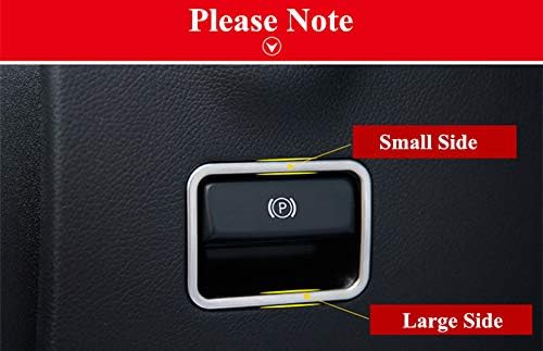 Electronic Handbrake Cover for M Class W166 GLE W166 C292,Interior Center Console Parking Brake Button Cover for Mercedes-Benz ML W166 GLE W166 Coupe C292 Accessories 2012-2019,Stainless