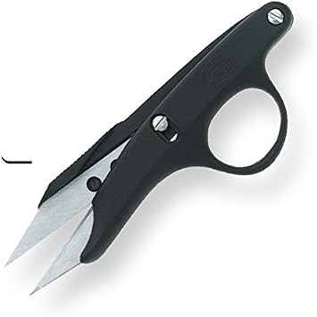 Kretzer Finny 60911 70911 4.5"/ 11cm - Fly-Fishing/Thread Clips/Weavers Scissors  Shears, Curved Blades