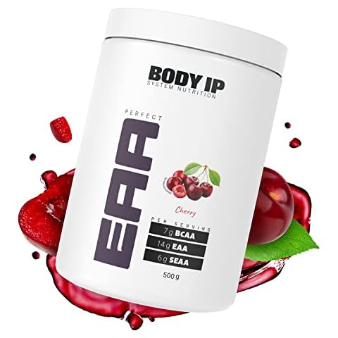BODY IP Perfect EAA | Cherry | essentielle Aminosäuren für den Muskelaufbau | hochdosiert | enthält alle EAAs, SEAA und BCAAs | vegan und laktosefrei Cover