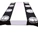 Produktbild MSYOU Halloween-Tischdecke mit Totenkopf-Motiv, rechteckig, für drinnen und draußen, für Picknick, Küche, Garten, Haus, 180 x 108 cm, Schwarz, Schwarz , 180*108CM