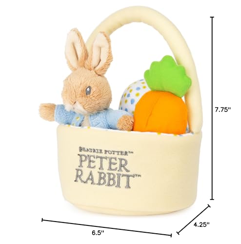 GUND-Beatrix-Potter-Peter-Rabbit-Easter-Basket-Sensory-Toy-Playset-4-Piece-Plush-Toy-Playset-for-Ages-1-and-Up-85 GUND Beatrix Potter Peter Rabbit Easter Basket Sensory Toy Playset 4 Piece Plush Toy Playset for Ages 1 and Up 85