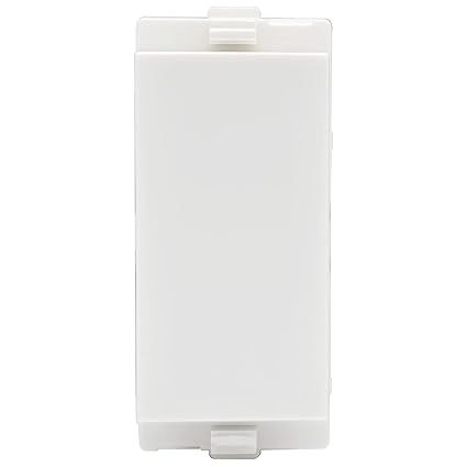 enGem 16 A 1-way 1 Module Switch With ISI Marked and Wide Cover Plates (CB93101SW16, White, Pack of 10)