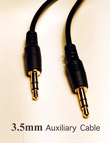 Cable auxiliar de audio Jack 3.5mm 12 FT miniatura 2