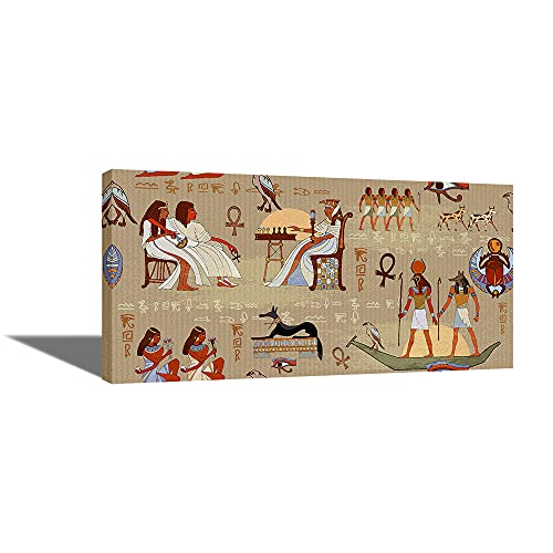 Image of Tamatina Gallery Wrapped|Framed Paintings|Home Decor|Wall Hanging|Canvas Paintings|Multicolor|Size - 42 X 22 inches| k102