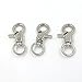 10pc Metal Swivel Paracord Lobster Clasps Clips Snap Hook Bag Pet Lanyard Tool