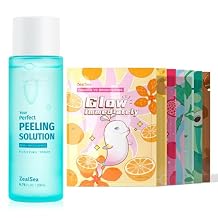 ZealSea 2% Salicylic Acid Toner for Face with 2% Niacinamide Sheet Mask Skin Care Pack of 7 Bundle