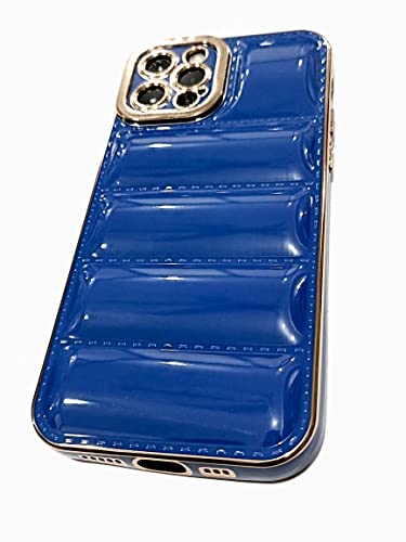 Image of TELETEL for Apple iPhone 12 Premium Shiny Soft Silicon Designer Back Cover Case for for Apple iPhone 12 (Blue)