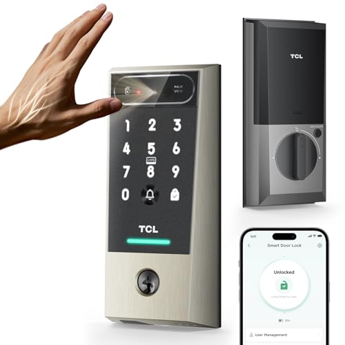 TCL D2 Pro Smart Lock with Palm Vein Recognition, Keyless
