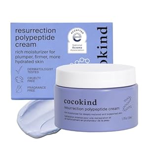 Cocokind Resurrection Polypeptide Cream, Hydrating Face Moisturizer with Peptides and Squalane, Anti Aging Skin Barrier Repair Cream for Dry Skin
