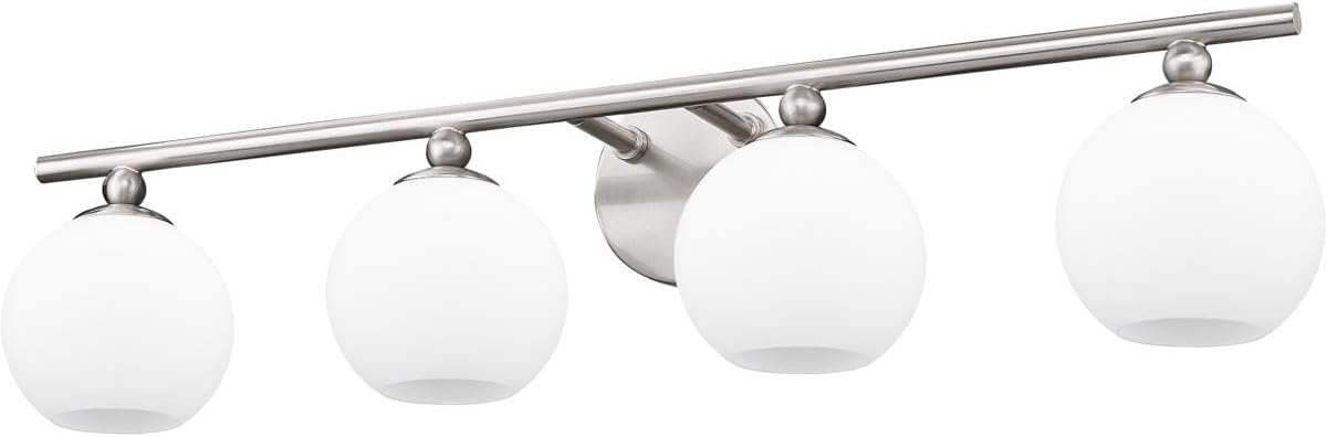 Z-Lite 1100-4V-BN Neoma Vanity, 4-Light 240 Total Watts, Brushed Nickel