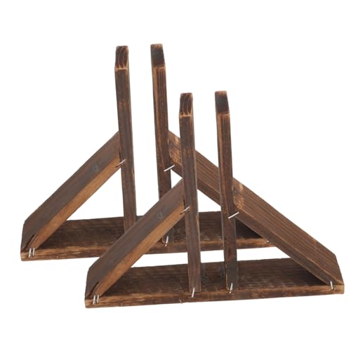 NOLITOY Zaunfußhalterung 2 Stück Mit Dekorativem Maschengewebe Stabile Montage Für Garten Balkon Und Innenraum Als Zaunzubehör Und Sichtschutz