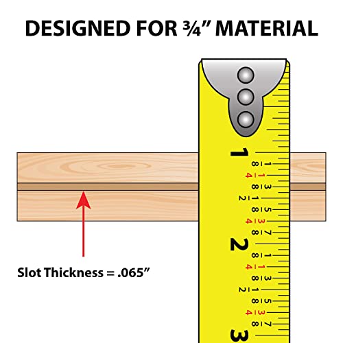 Outwater Industries 25 Foot White 3/4 Inch Center Barb Tee Moulding T Molding Hobbyist Pack, Small Projects, Arcade Machines And Tables #TOP2