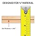 Outwater Industries 25 Foot White 3/4 Inch Center Barb Tee Moulding T Molding Hobbyist Pack, Small Projects, Arcade Machines and Tables
