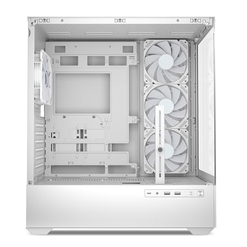 Gabinete Sharkoon AK6 RGB para PC ATX Blanco miniatura 5