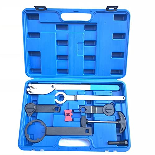 Fyssnn Herramienta para Correas dentadas de automóviles, Herramienta para Cadenas de distribución, Herramientas para Correas, Juego de 7 Piezas, Herramienta de Ajuste del Motor