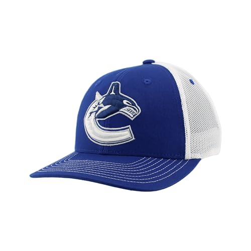 Image of ZHATS NHL Unisex-Adult NHL Officially Licensed Adjustable Snapback Hat Dakota Icon Team Color