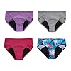 Hanes Comfort, Period. – Ropa interior para el período, estilo bóxer y estilo hípster para niñas, protección moderada, paquete múltiple