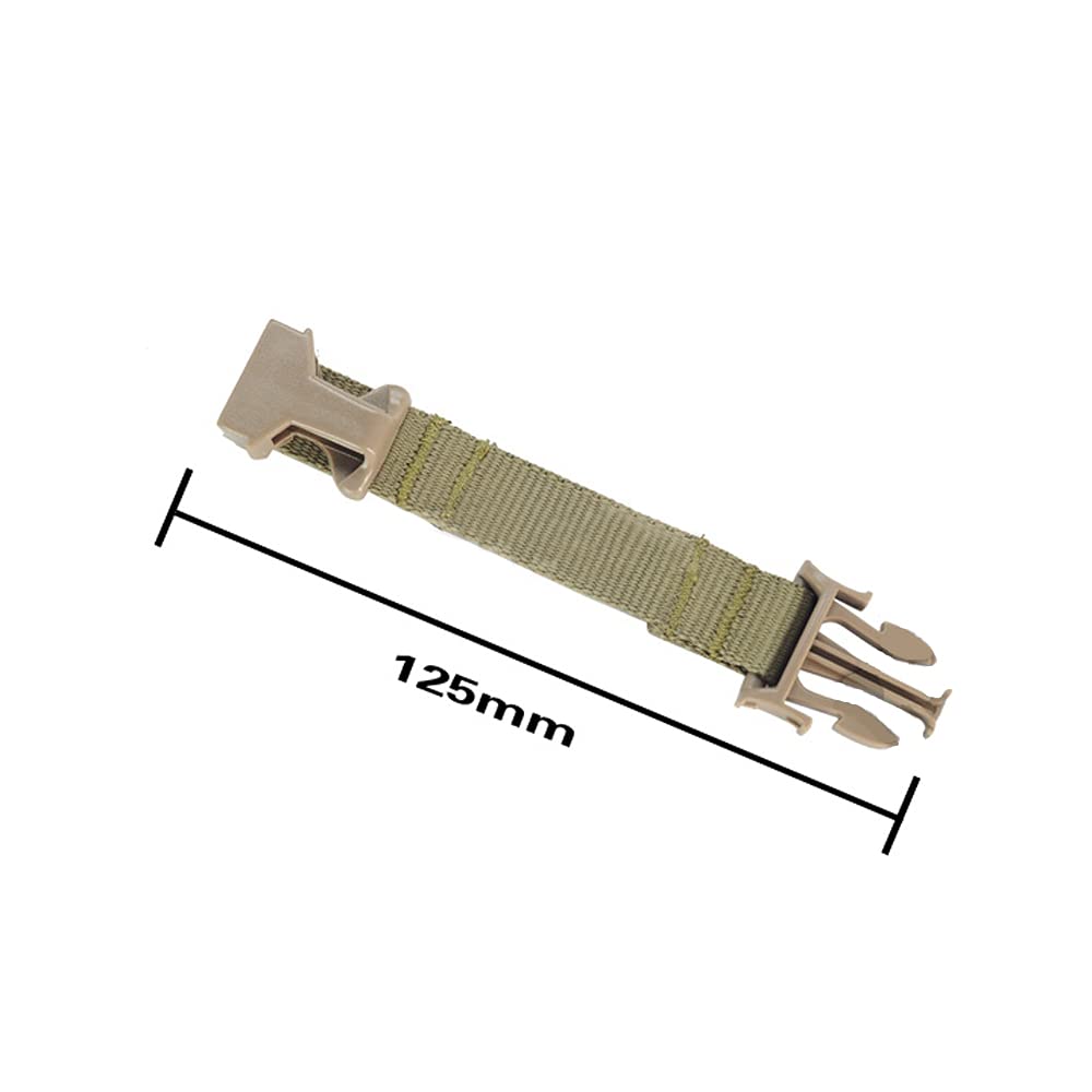 FMA Airsoft Tactical Helmet Suspension Chin Extender Buckle Strap Belt TB948 (BK)