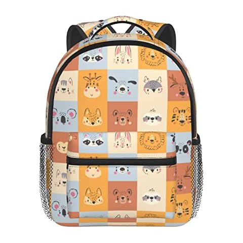 Cartoon Animal Lion Giraffe Toddler Backpack Cute Preschool Schoolbag Kindergarten Children Bag Kids Backpack Cover