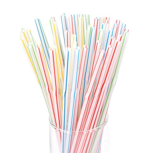 Set Of 100 Colorful Bendable Straws Throwaway Straws Drinking Straws Material For All Occasion Flexible Straws