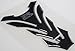 REVSOSTAR Real Carbon Fibre Gas Cap, Tank Pad,Triple Tree Front End Upper, Top Clamp Decal Stickers, Tank Pad, Tank Protector for GSXR 600 GSXR 750 GSXR 1000 K6 K7 K8 K9 L1 2006-2017(GREY)